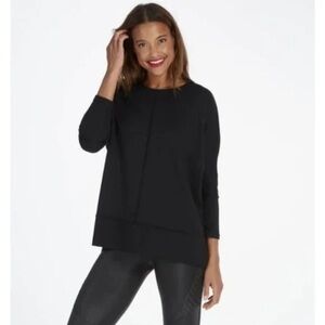 SPANX Perfect Length Dolman Sweatshirt | Women’s Size Small Black